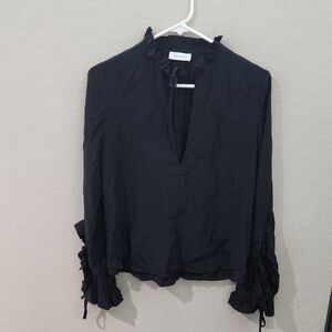 Anine Bing Silk Blouse Size XS